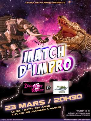 Affiche de Match avec l'Alligator